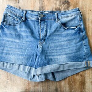 Wonderly Women's Blue Denim Shorts